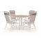 Bellagio Avenza/Fidenza 90cm dining tuinset 5-delig verstelbaar