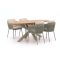 Hartman Sevilla/San Sebastian 200 cm Gartenmöbel-Set 5-teilig