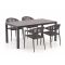 Manifesto Belpasso/Menzano 160 cm Gartenmöbel-Set 5-teilig stapelbar