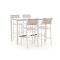 Bellagio Roma/Saretto 150 cm Gartenbar-Set 5-teilig