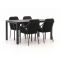 Tierra Outdoor Liv/La Fonte 160cm dining tuinset 5-delig stapelbaar