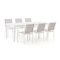 Bellagio Anzio/Menzano 220 cm Gartenmöbel-Set 7-teilig stapelbar