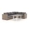 Forza Giotto/Bolano Gartentisch Lounge-Set 3-teilig