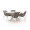 Manifesto Novara/Furato ellips 200 cm Gartenmöbel-Set 5-teilig