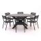 Forza Vico/Fidenza ø149cm dining tuinset 7-delig stapelbaar