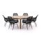 Apple Bee Zara/ROUGH-S 170 cm Gartenmöbel-Set 7-teilig stapelbar