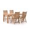 Sunyard Corby/Oxford 200cm Gartenmöbel- Set 5-Teilig verstellbar