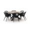 Intenso Azora/ROUGH-Y ø150 cm Gartenmöbel-Set 7-teilig