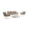 Intenso Isorella/Sarsina Sessel-Sofa Lounge-Set 4-teilig