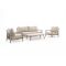 Tierra Outdoor Oasis Sessel-Sofa Lounge-Set 4-teilig