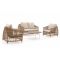 Manifesto Ortello/ROUGH-K Sessel-Sofa-Lounge-Set 4-teilig 4-Sitzer