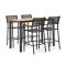 Bellagio Roma/Linosa 150 cm Gartenbar-Set 5-teilig