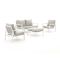 Manifesto Alzano Sessel-Sofa Lounge-Set 4-teilig