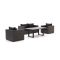 Forza Barolo/Fidenza 160 cm Esstisch Lounge-Set 4-teilig