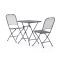MWH Café Latte Balkon-Set 3-teilig zusammenklappbar