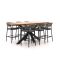 Bellagio Nova Siri/Induno Dänisch oval 240 cm Gartenbar-Set 7-teilig