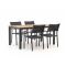 Bellagio Roma/Fidenza 160 cm Gartenmöbel-Set 5-teilig stapelbar