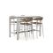 Manifesto Belpasso/Trecenta 150 cm Gartenbar-Set 5-teilig stapelbar