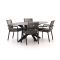 Bellagio Marudo/Furato ellips 200 cm Gartenmöbel-Set 5-teilig stapelbar
