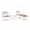 Bellagio Induno Ellips Gartentisch 240x120 cm