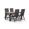 Hartman Troy/ROUGH-S 160 cm Gartenmöbel-Set 5-teilig verstellbar