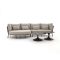 SUNS Bardi/Nova Chaiselongue Lounge-Set 3-teilig rechts 4-Sitzer