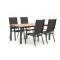 Bellagio Lugo/Linosa 180 cm Gartenmöbel-Set 5-teilig verstellbar