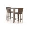 Intenso Sergio/Trecenta 75 cm Gartenbar-Set 3-Teilig