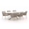 Bellagio Mineo/Furato Ellips 240 cm Gartenmöbel-Set 7-teilig