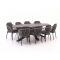 Bellagio Cupello/Induno Ellipse 280 cm Gartenmöbel-Set 9-teilig