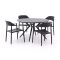 Bellagio Valli/Sora ø127 cm Gartenmöbel-Set 5-teilig stapelbar