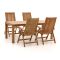 Sunyard Oxford 200 cm Gartenmöbel-Set 5-teilig verstellbar